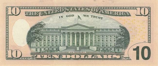 USA 10 Dollar 2017A NY Replacement